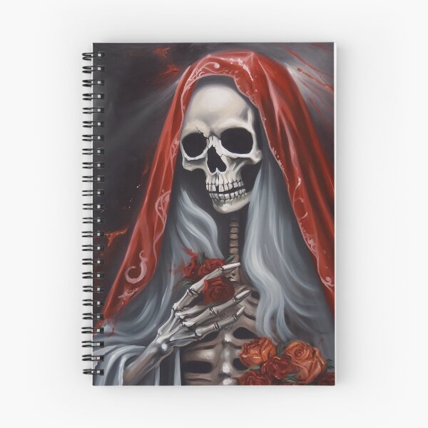 Item preview, Red Rose hood Santa Muerte designed and sold by ingutted.