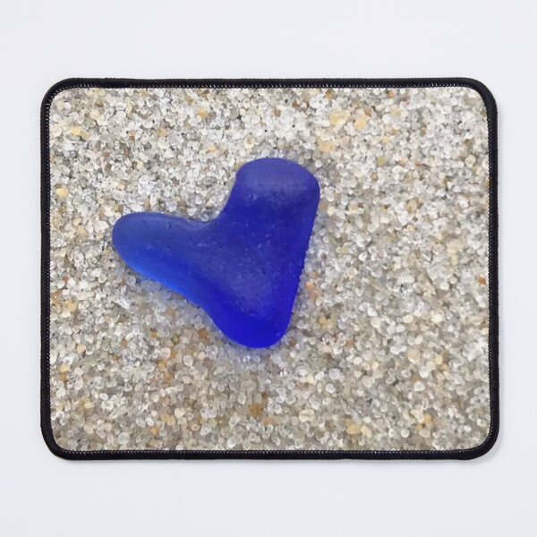 Item preview, Blue Seaglass Heart  designed and sold by LeslieMac713.