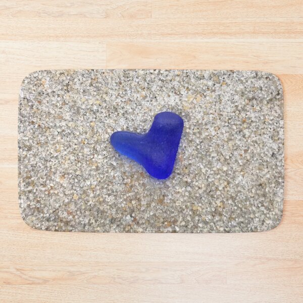 Item preview, Blue Seaglass Heart  designed and sold by LeslieMac713.