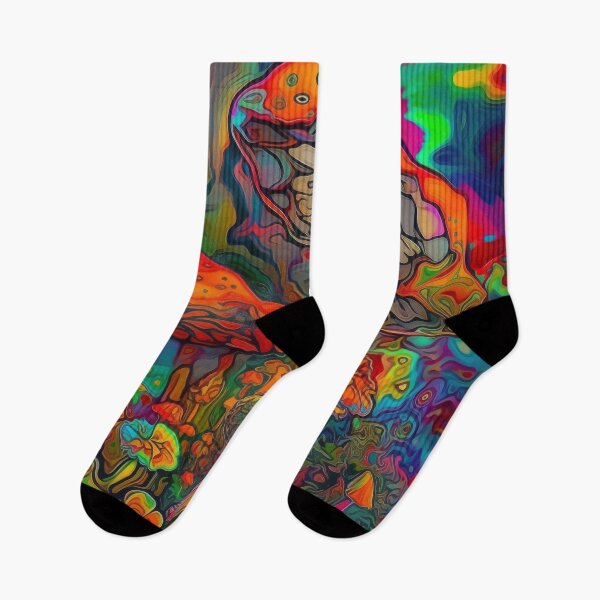 Item preview, Trippy Mushroom Forest designed and sold by ingutted.