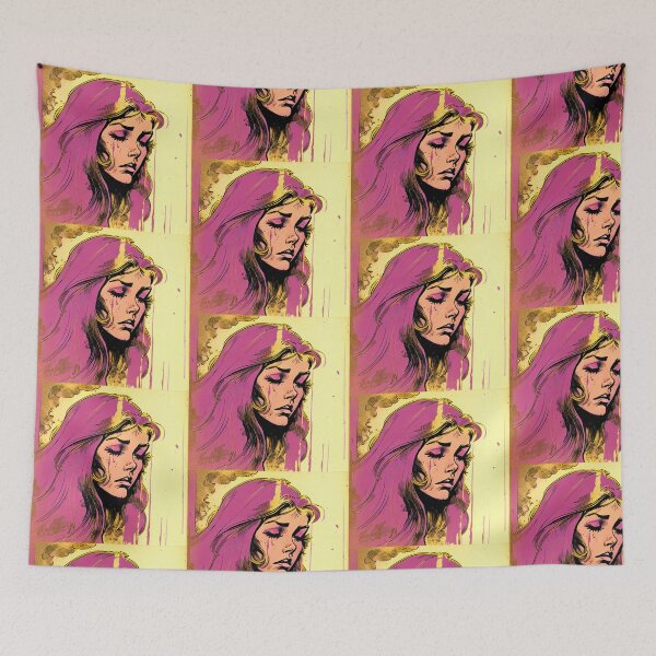 Item preview, Vintage Pulp Comic Sad Girl 8 designed and sold by heyhannaleah.