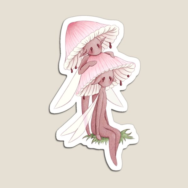 Item preview, Bleeding Fairy Helmet Mushrooms designed and sold by Fairydrop.