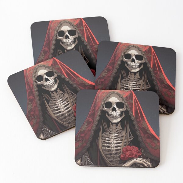 Item preview, Anime Red Rose Santa Muerte designed and sold by ingutted.