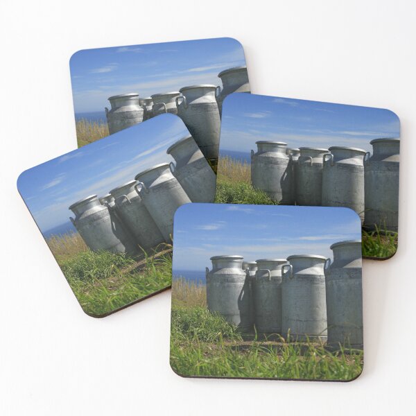 Item preview, Milk urns designed and sold by Gaspar Avila.