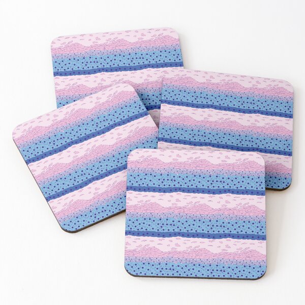 Item preview, Dermatology in Blues and Pinks designed and sold by Hodgepodge Bricolage.