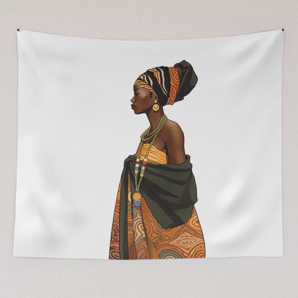Aperçu de l'œuvre Tenue Traditionnelle Africaine créée et vendue par Luseann.
