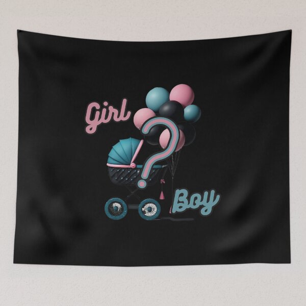Item preview, "It's a Girl!" or "It's a Boy!" baby shower designed and sold by Futurartia.