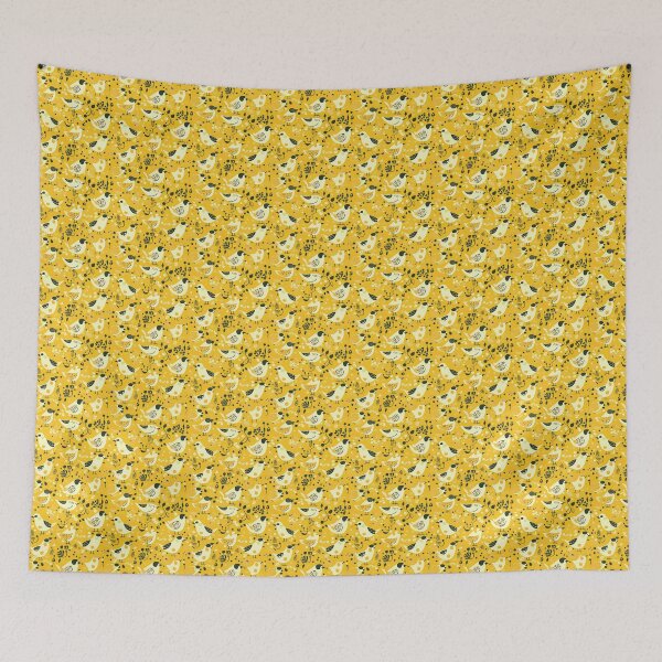 Item preview, Yellow Bird Pattern designed and sold by frogg136.
