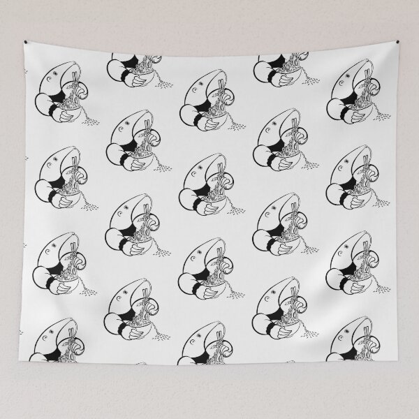 Item preview, anteater giant anteater with ramen covered in ants designed and sold by MiraNomegusta.