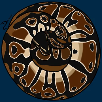 Artwork thumbnail, Ball Python by Dulcimer17