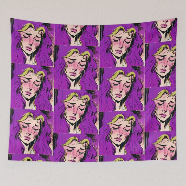 Item preview, Vintage Pulp Comic Sad Girl 9 designed and sold by heyhannaleah.