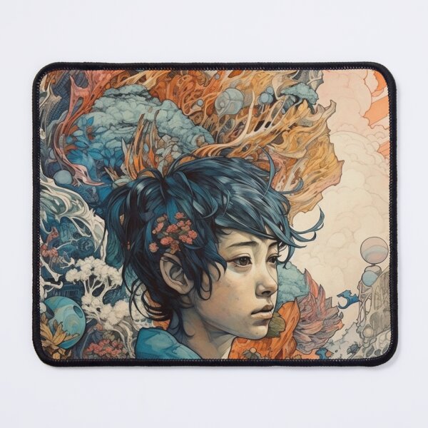 Item preview, Anime postcyberpunk flowers designed and sold by dcwildfinds.