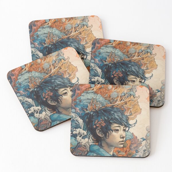Item preview, Anime postcyberpunk flowers designed and sold by dcwildfinds.