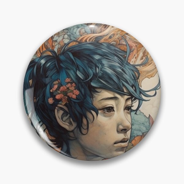 Item preview, Anime postcyberpunk flowers designed and sold by dcwildfinds.