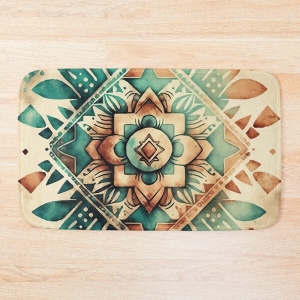 Item preview, A Diamond Shaped Aztec Bohemian SouthWest Design - Boho Chic Patterns designed and sold by GVRDesign.