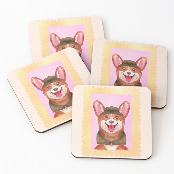 Item preview, Vintage postal stamp dog detective designed and sold by Acim0.