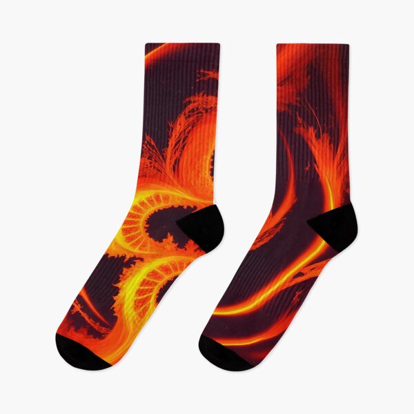 Item preview, Spiral Fire Fractal Flare Red Orange Yellow - Spirals designed and sold by internlvisions.