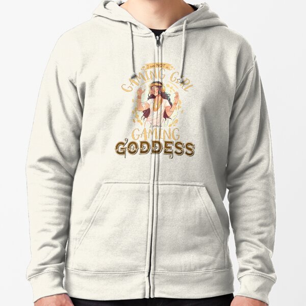 Gaming Girl - Gaming Goddess Zipped Hoodie