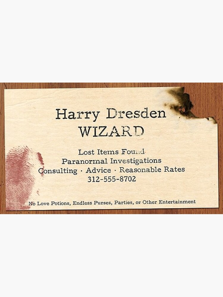 "Harry dresden cards" Canvas Print for Sale by doctorstrangefb Redbubble