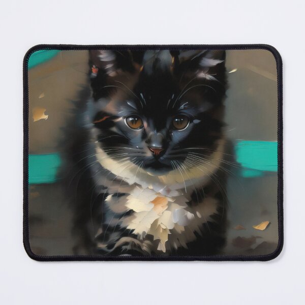 Item preview, Feline Intimacy: A personal kitty oil painting designed and sold by KH-GardenEden.