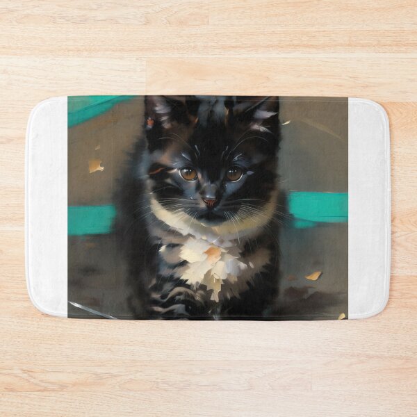 Item preview, Feline Intimacy: A personal kitty oil painting designed and sold by KH-GardenEden.