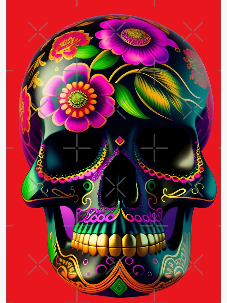 Thumbnail 3 of 3, Journal, Skull Color designed and sold by FashionMachine.