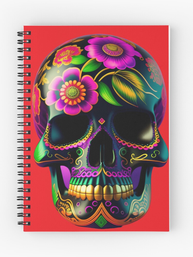 Thumbnail 1 of 3, Journal, Skull Color designed and sold by FashionMachine.