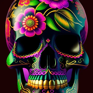 Artwork thumbnail,  Skull  Color by FashionMachine