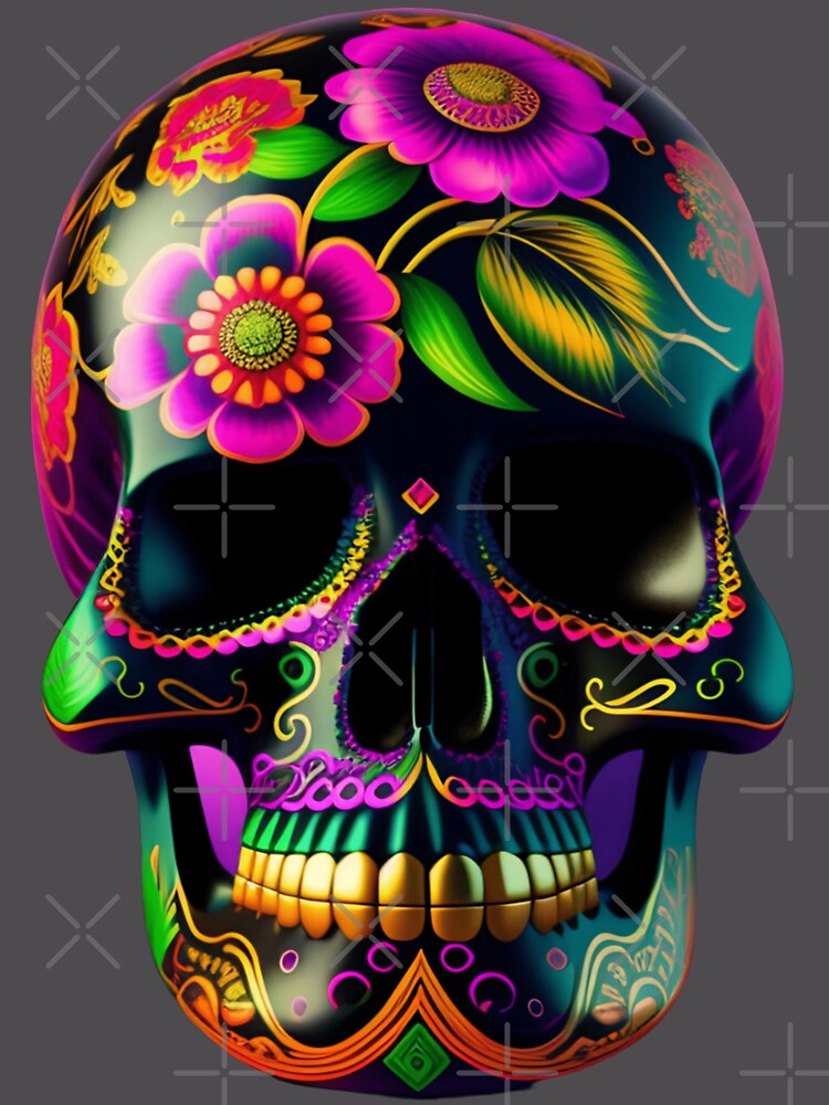Thumbnail 6 of 6, Premium Oversized Sweatshirt, Skull Color designed and sold by FashionMachine.