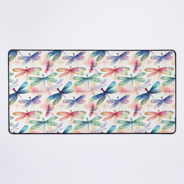Item preview, Nature's Elegance: Watercolour Dragonfly Pattern Print Collection designed and sold by ThePurpleMelon.