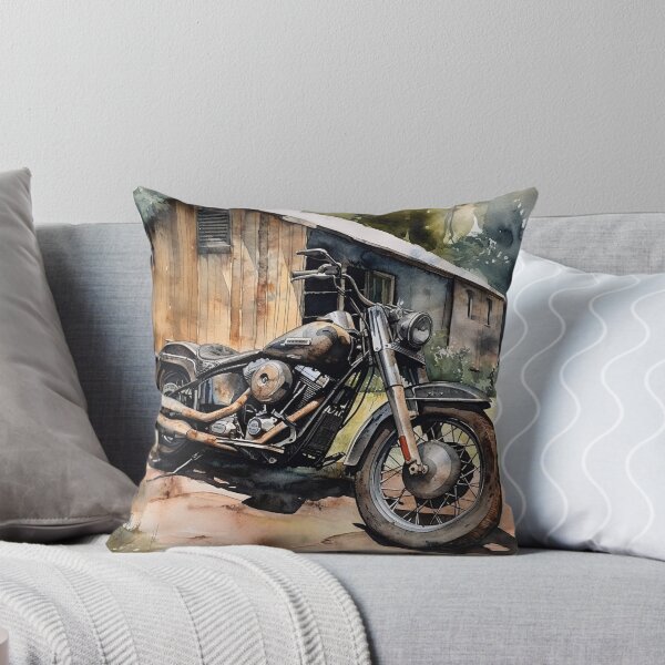 Item preview, Watercolor Bobber Motorcycle designed and sold by Richard Montag.