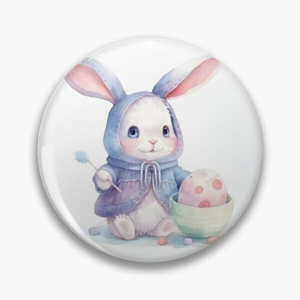 Item preview, Easter bunny painting egg designed and sold by AnimalsCartoon.