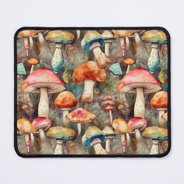 Item preview, Reddish Mushrooms designed and sold by TinaDonovanArt.