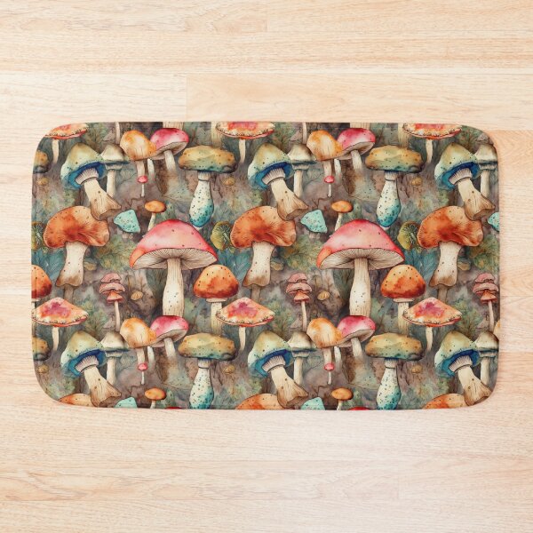 Item preview, Reddish Mushrooms designed and sold by TinaDonovanArt.
