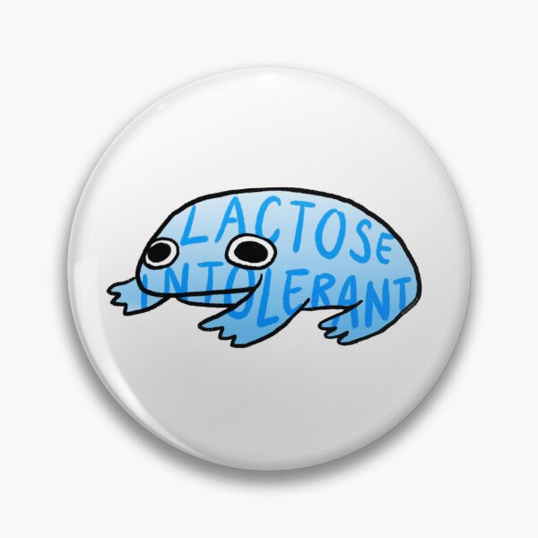Item preview, Lactose Intolerant and My Tummy Hurt | blue gradient crying frog, frog sticker designed and sold by iristocat.