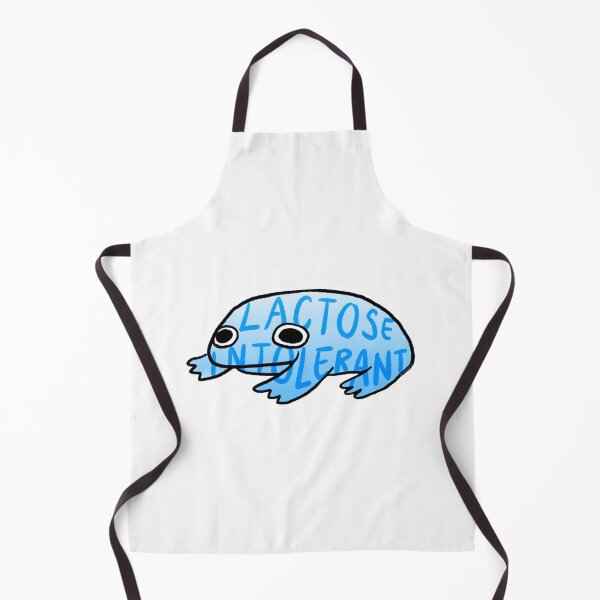 Item preview, Lactose Intolerant and My Tummy Hurt | blue gradient crying frog, frog sticker designed and sold by iristocat.