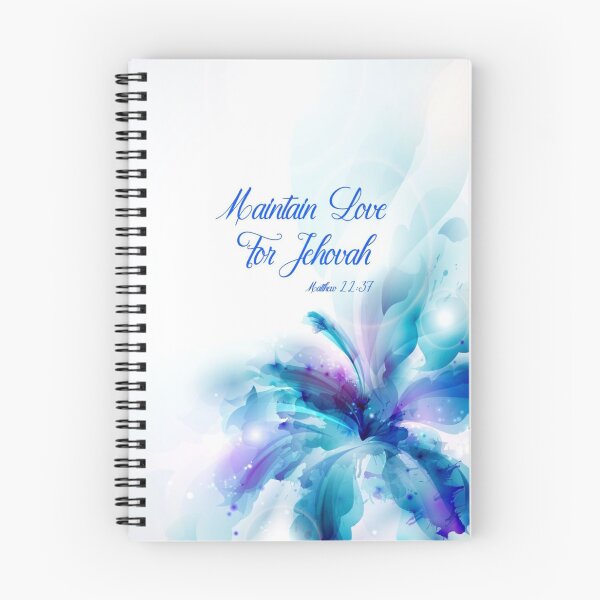 Item preview, Maintain Love for Jehovah Blue and Purple Flower 1 designed and sold by Sammiamk.