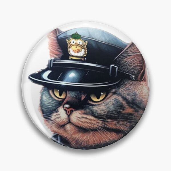 Item preview, Officer Cat designed and sold by CopperCity Dungeon.