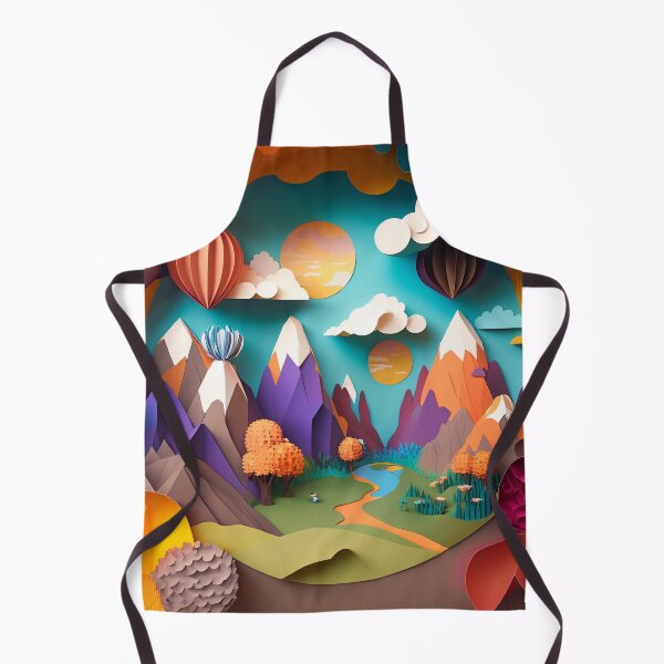 Artikelvorschau, Origami-Landschaft, gefaltete Bastelpapier-Naturlandschaft entworfen und verkauft von TVBArchive.