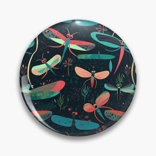 Item preview, Fly into Style: Discover Our Stunning Dragonfly Pattern Collection for Apparel and Homeware designed and sold by ThePurpleMelon.