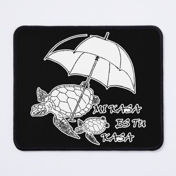 Item preview, Tri-Lingual-Ish Sea Turtles and Umbrella Pun designed and sold by BReinbold.