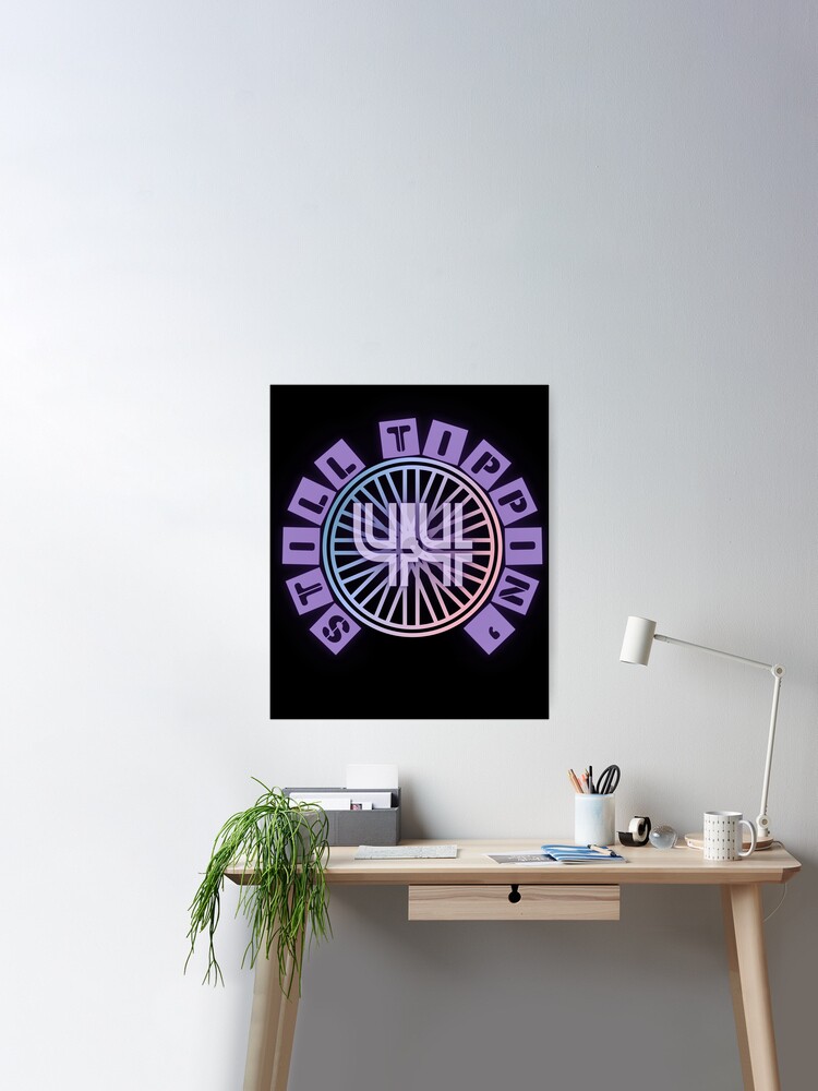 Still Tippin' 44 - Houston, Texas - Purple Glow Sticker for Sale