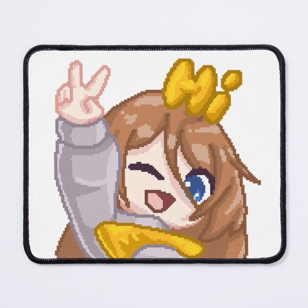 Item preview, PillowG1rl emote with hi and peace sign designed and sold by InspiringInk.
