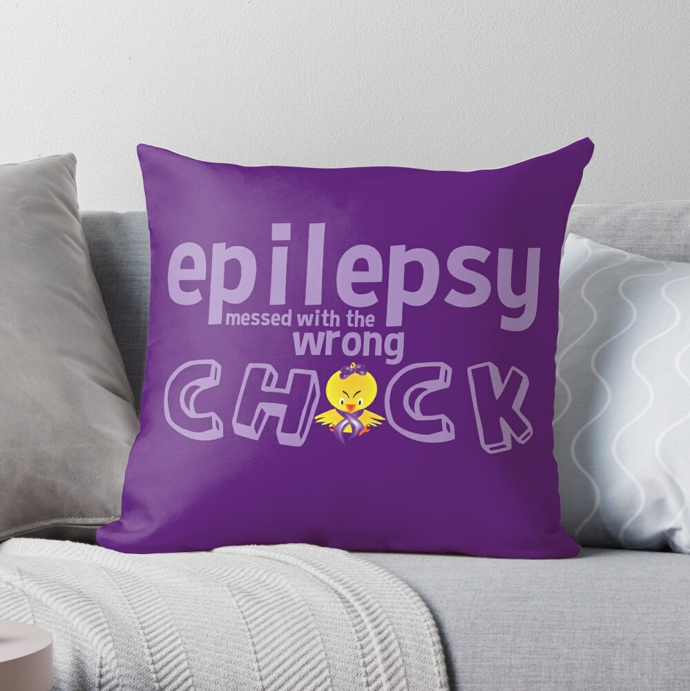 Scoliosis Messed With Wrong Chick Throw Pillow