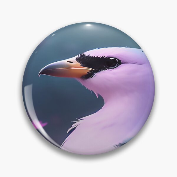Item preview, Bird with Brilliant Pink Colored Feathers and Pronounced Beak designed and sold by deniselynnimage.