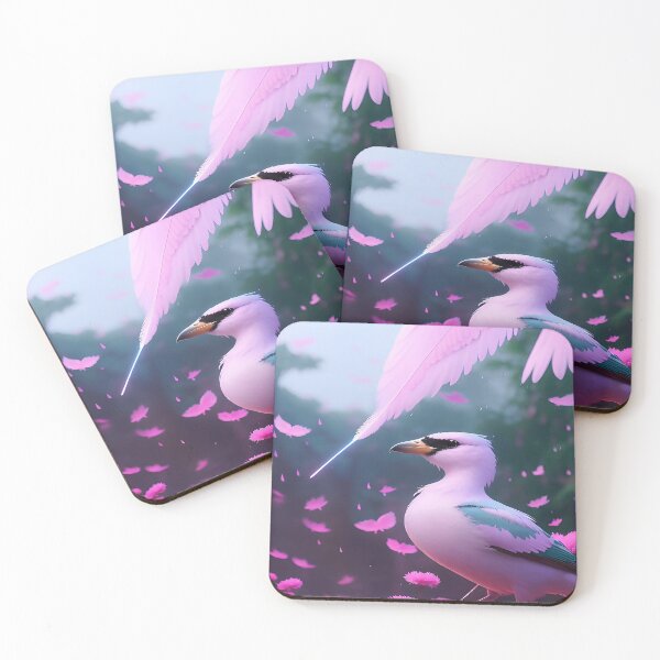 Item preview, Bird with Brilliant Pink Colored Feathers and Pronounced Beak designed and sold by deniselynnimage.
