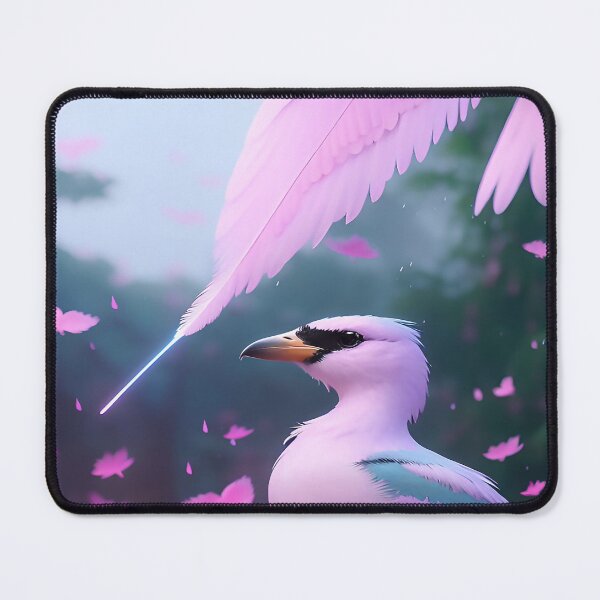 Item preview, Bird with Brilliant Pink Colored Feathers and Pronounced Beak designed and sold by deniselynnimage.