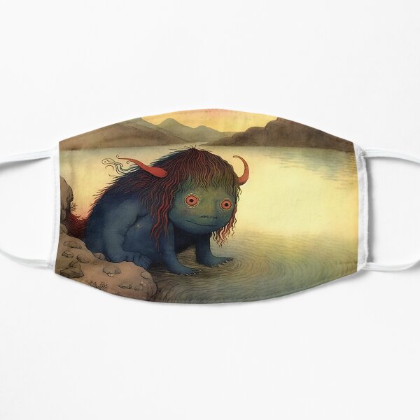 Lake Monster Flat Mask