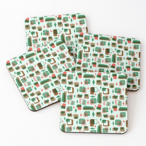 Item preview, Mid century inspired repeat pattern designed and sold by Loujohns.