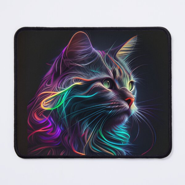 Item preview, Neon cat designed and sold by Alifoxs.